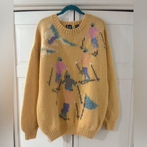 Vintage Gap wool Ski Sweater-size large-excellent condition!!
